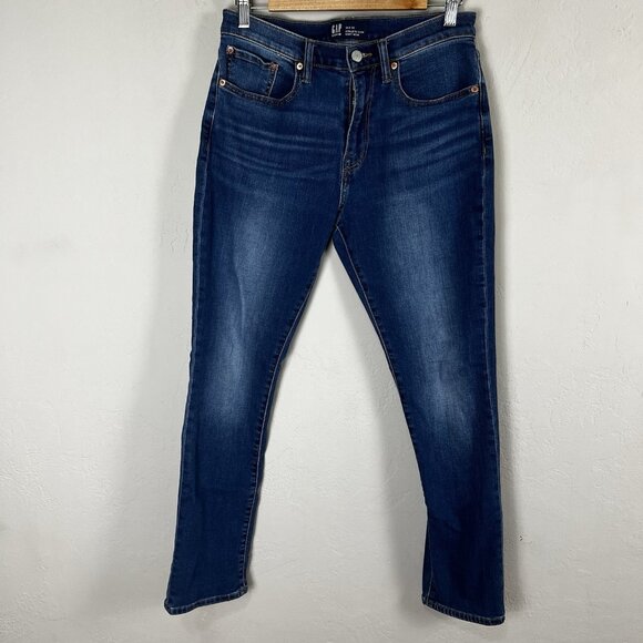 Gap Jeans Athletic Slim Fit Straight Leg Medium Wash Men's Size 30 (Bundle of 2) - Picture 2 of 8